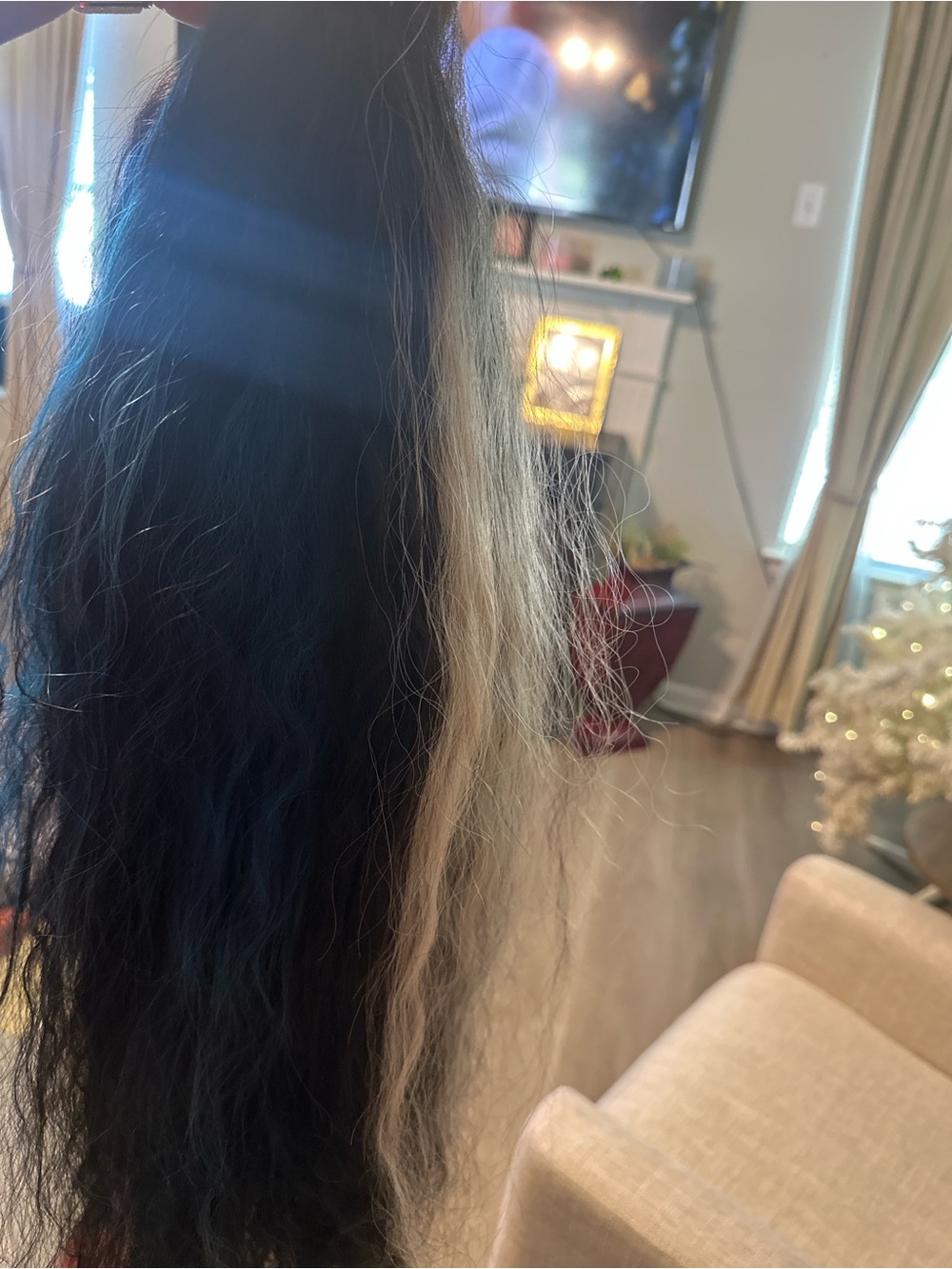 Colorful wig